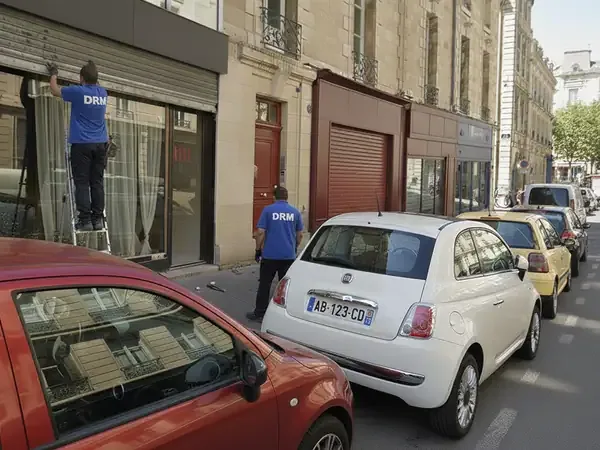 Déblocage de rideau métallique bloqué à Paris