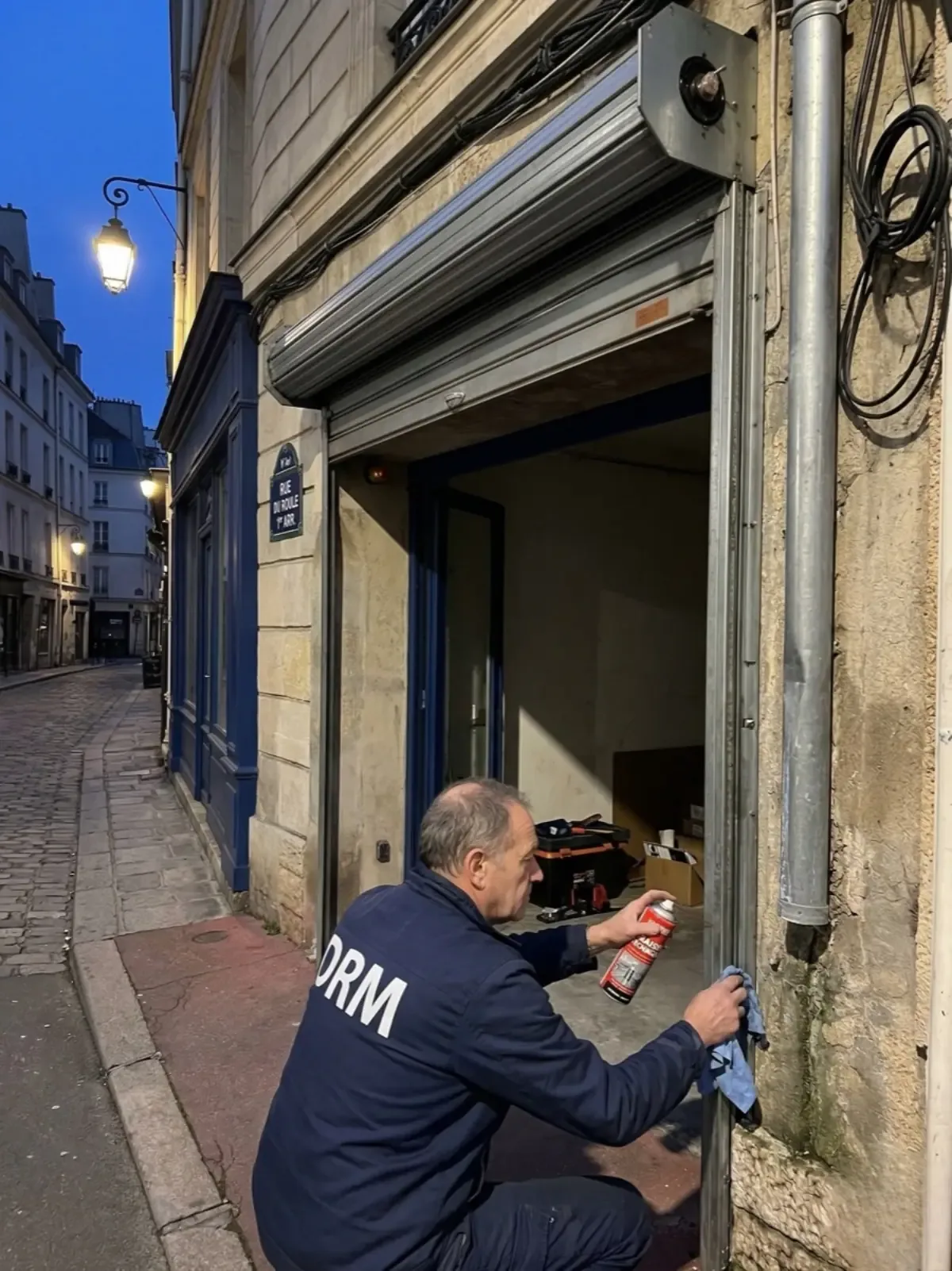 Entretien et maintenance de rideau métallique à Paris