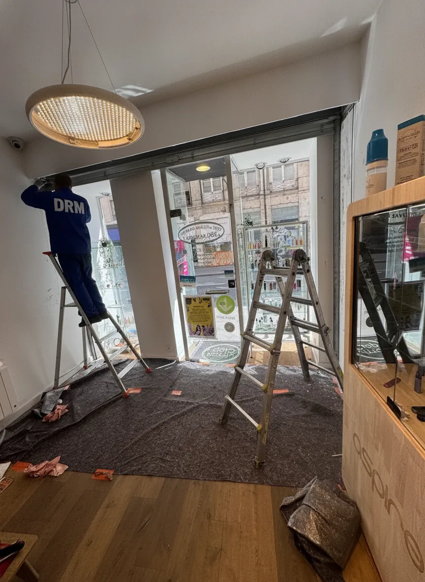 Installation et pose de rideau métallique à Paris